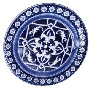Target Home Catalina Medallion Dinner Plate Blue White